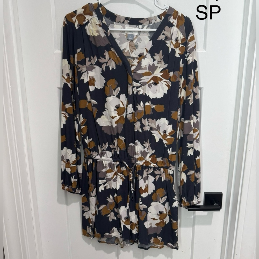 Floral Long Sleeve Romper